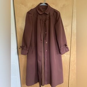 Dusty Pink/Mauve Trench, Forecaster of Boston, Size 5/6
